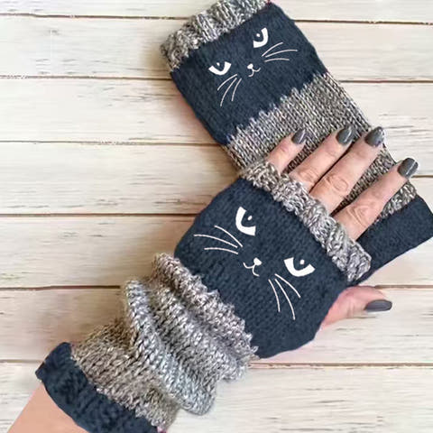 CuddleClaw Gentle-Heat Open-Finger Gloves