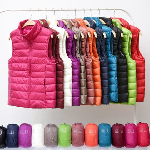 Galora - Waterproof Vest with White Duck Down