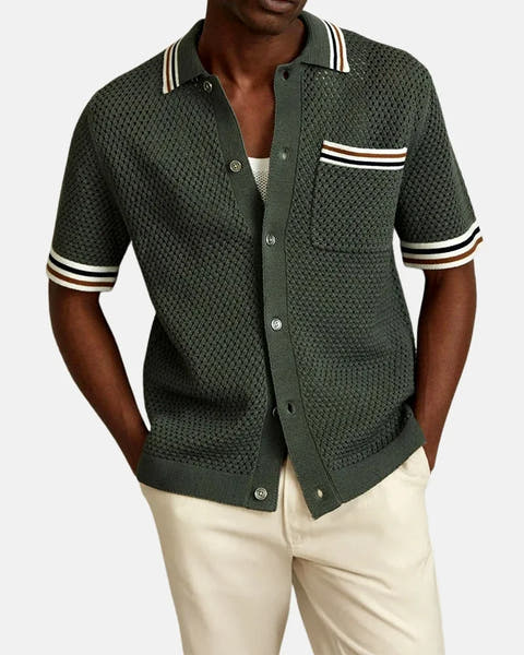 Martin - Breathable Knitted Shirt