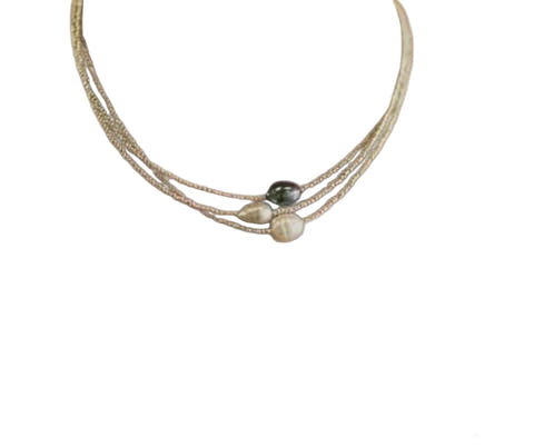 Chantelle | Vintage Pearl Necklace for Women for Unique Lustrous Beauty