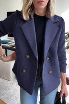 Alesia - Stylish Casual Button Blazer