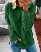 Kaylee Classic Plain Relaxed-Fit Sweater