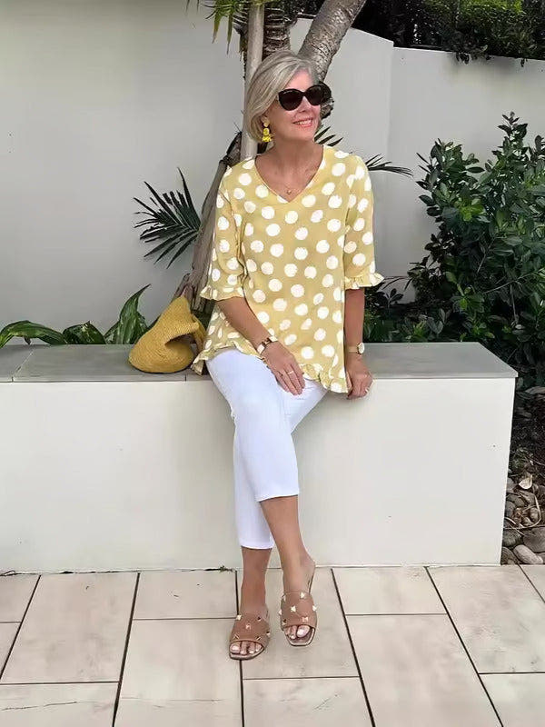 Evelyn - Classic Vintage Chic Top