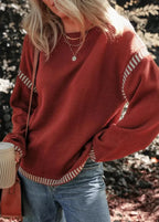 Marisa - Chic Contrast Sweater