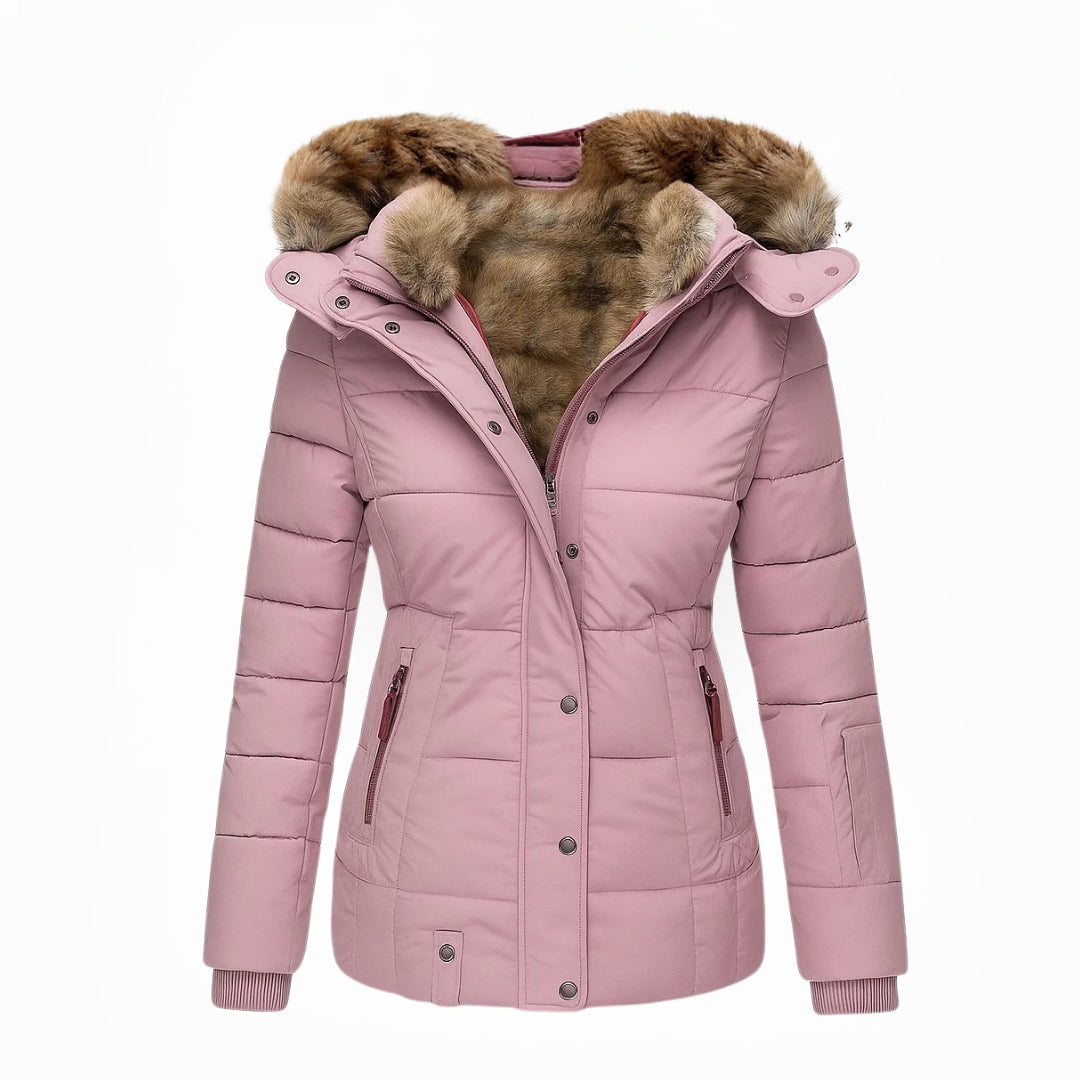 Kamryn | Insulated Hooded Fur-Lined Coat