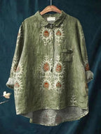 Lila - Elegant Floral Blouse
