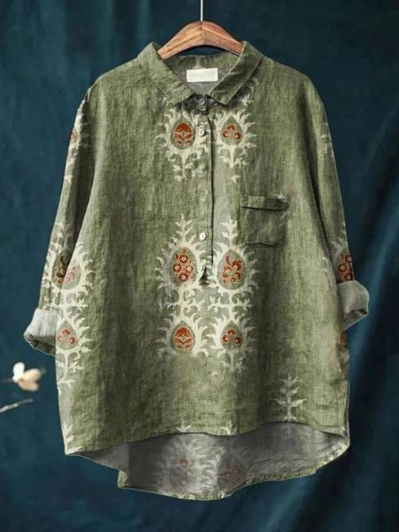 Lila - Elegant Floral Blouse
