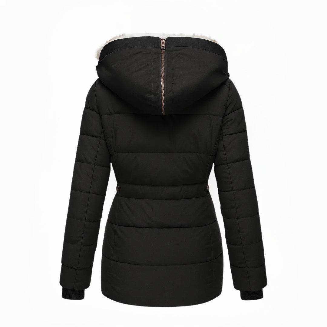 Kamryn | Insulated Hooded Fur-Lined Coat
