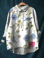 Lila - Elegant Floral Blouse