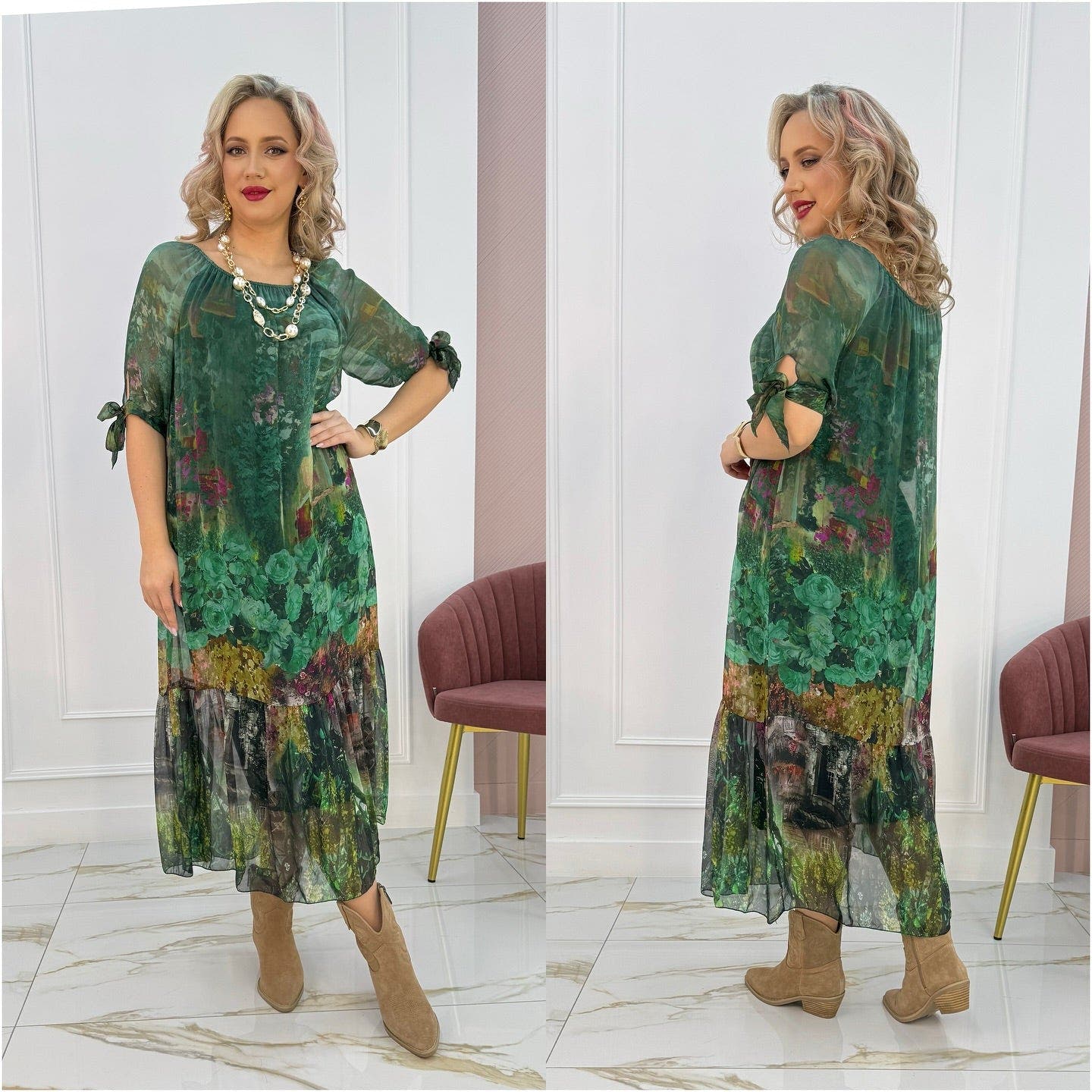 Eliana - Airy and Breathable Midi Dress