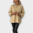 Sophia Sweater Blouse Soft Knit Comfort
