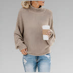 Leila Flattering Drape Classic Sweater