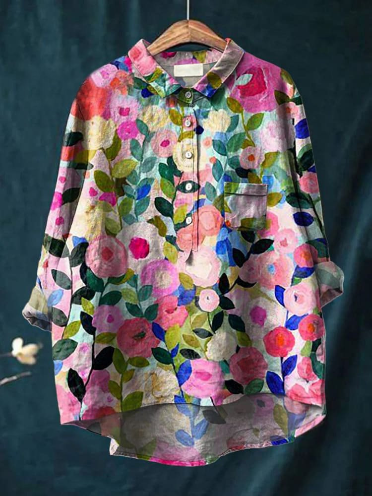 Isabella - Premium Women's Dog Print Shirt