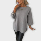 Sophia Sweater Blouse Soft Knit Comfort