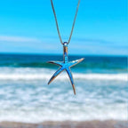 Kianna | Blue Opal Starfish Necklace for Women for Ocean-Inspired Style