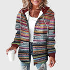 Aiden | Women's mesh jacket with button placket