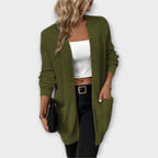 Maya knitted cardigan with pockets and soft comfort