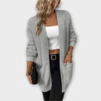 Maya knitted cardigan with pockets and soft comfort