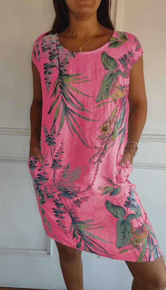 Annelinn - Comfy Round Neck Dress
