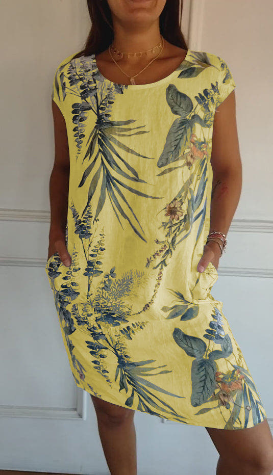 Annelinn - Comfy Round Neck Dress