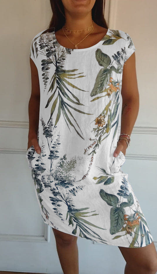 Annelinn - Comfy Round Neck Dress
