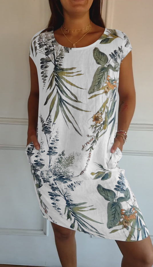 Annelinn - Comfy Round Neck Dress