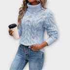 Avery Turtleneck Sweater with Slim Fit and Warm Knit