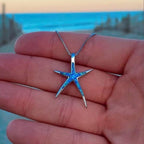 Kianna | Blue Opal Starfish Necklace for Women for Ocean-Inspired Style
