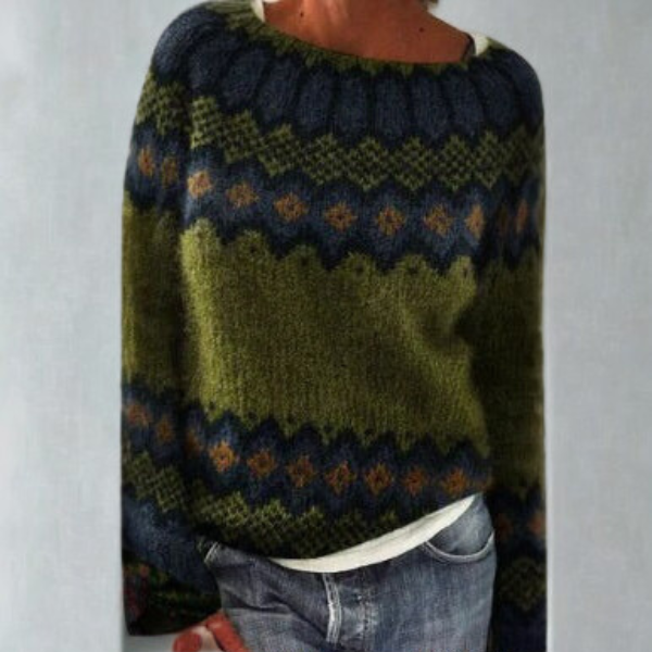 Narelle Vibrant Relaxed Casual Sweater