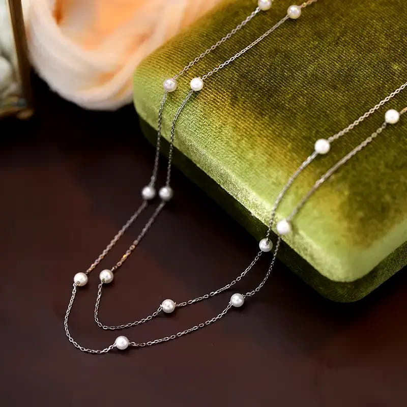 Amy | Shimmering Pearl Necklace for Women for Lustrous Sophistication