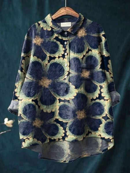 Lila - Elegant Floral Blouse