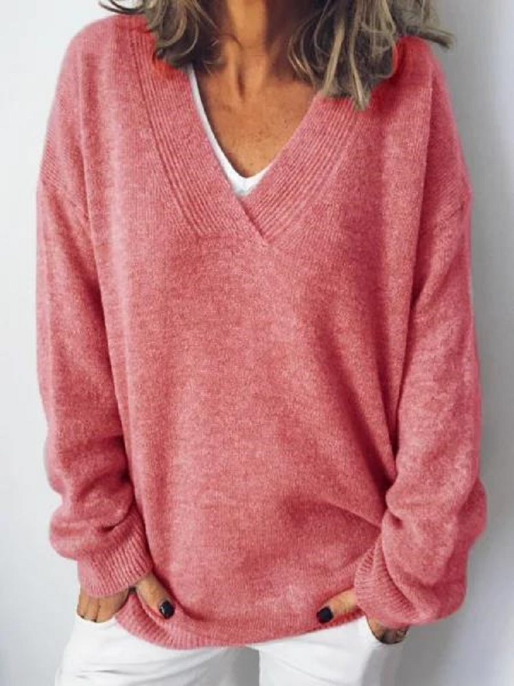 Monika - V-Neck Pullover