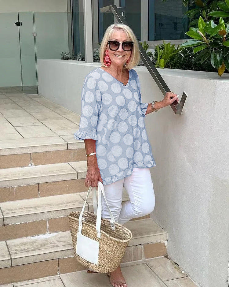 Evelyn - Classic Vintage Chic Top