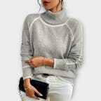 Morgan Turtleneck Sweater with Relaxed Fit and Warmth