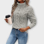 Avery Turtleneck Sweater with Slim Fit and Warm Knit