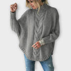 Maya Sweater with High Collar Warmth