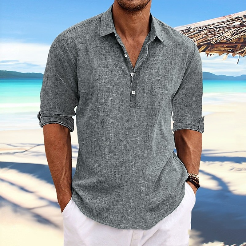 Robert - Long Sleeve Loose-Fit Shirt