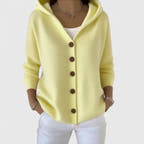 Paige Relaxed-Hood Soft-Drape Cardigan