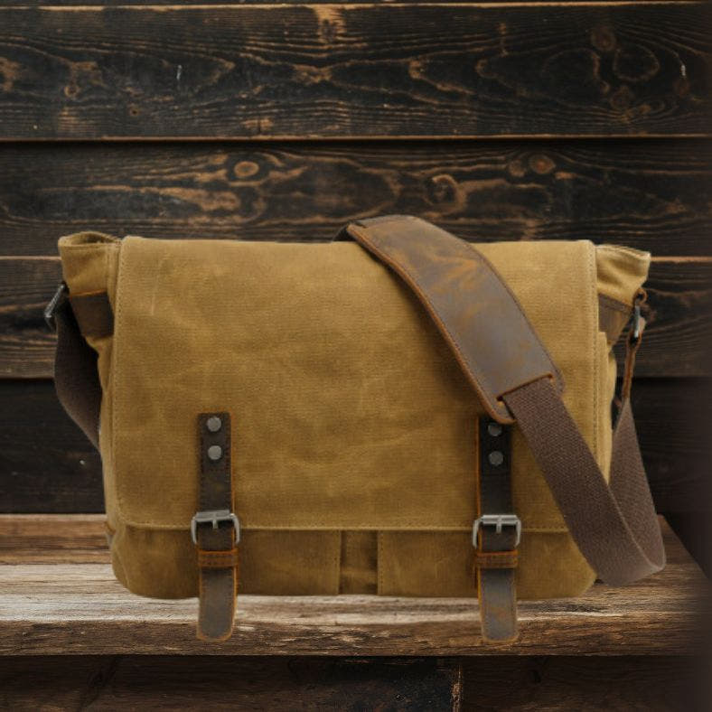 Alton - Canvas Messenger Bag