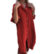 Delilah | Casual Shirt Dress for Women for Effortless Boho Style