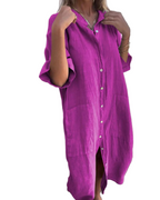 Delilah | Casual Shirt Dress for Women for Effortless Boho Style