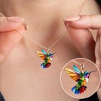 Ashlee | Hummingbird Necklace for Women with Vibrant Detail