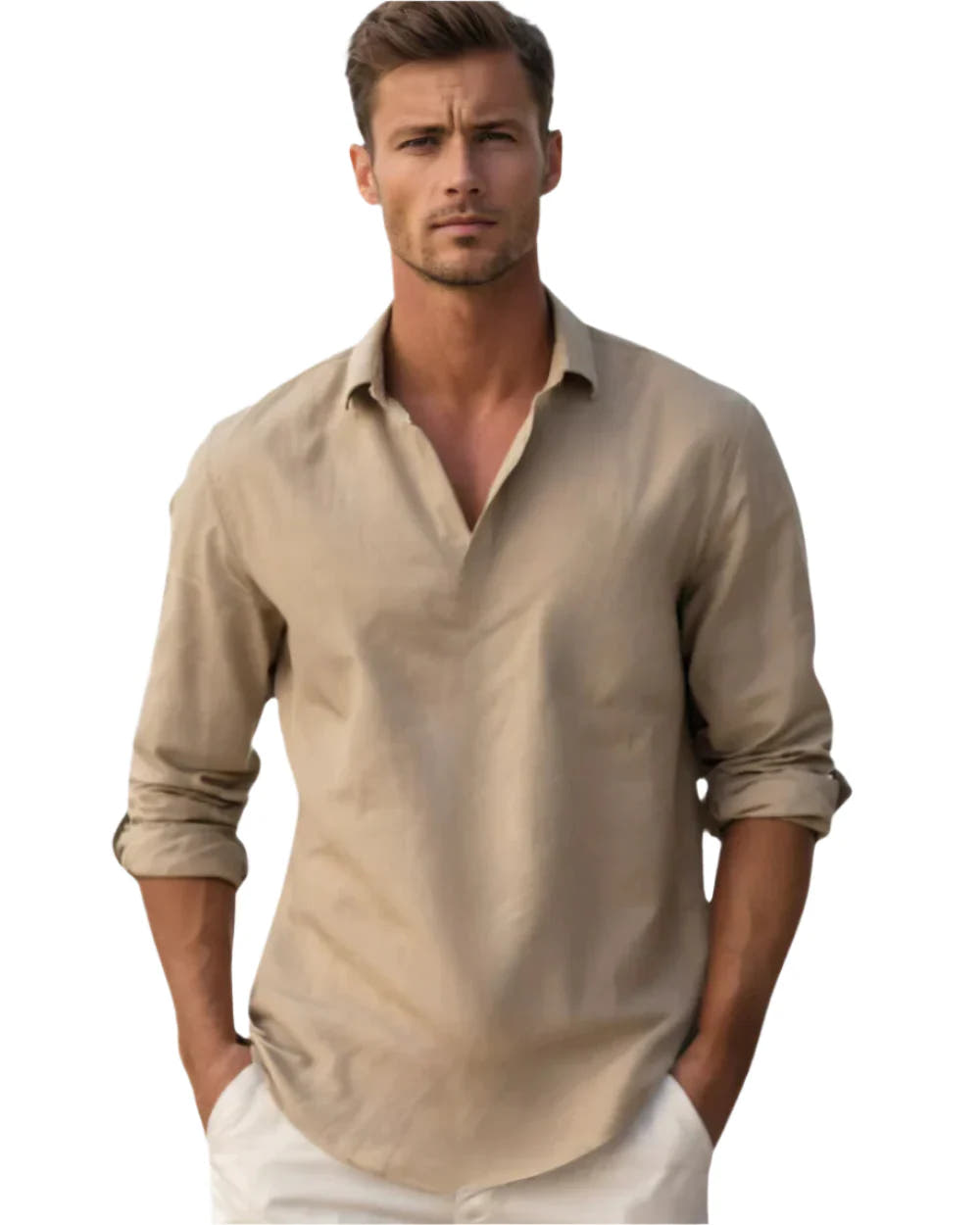 Travis | Classic Longsleeves for Men for Effortless Modern Style