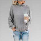Leila Flattering Drape Classic Sweater