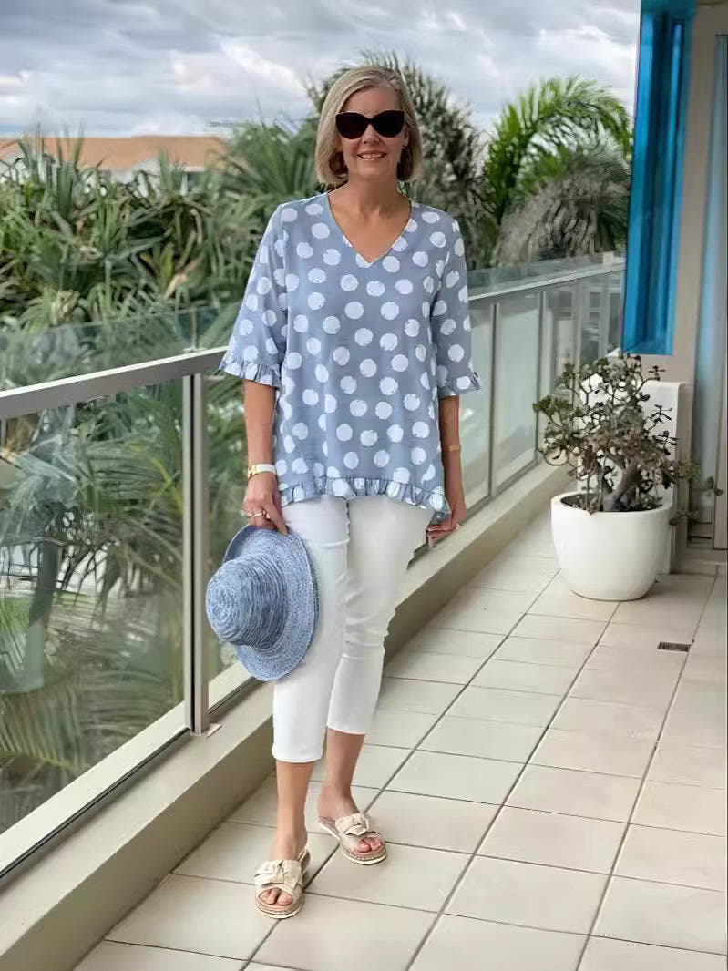 Evelyn - Classic Vintage Chic Top