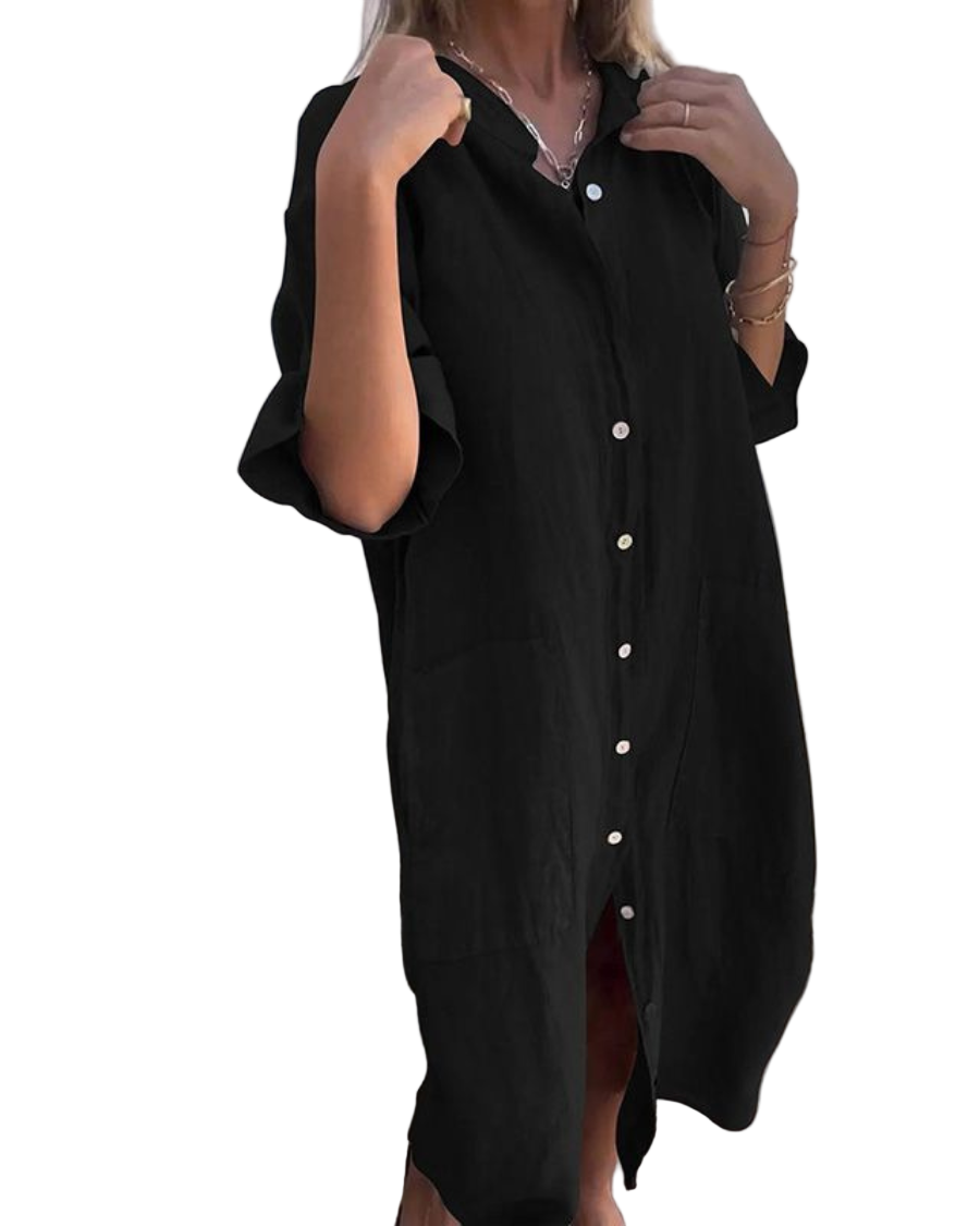 Delilah | Casual Shirt Dress for Women for Effortless Boho Style