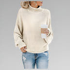 Leila Flattering Drape Classic Sweater