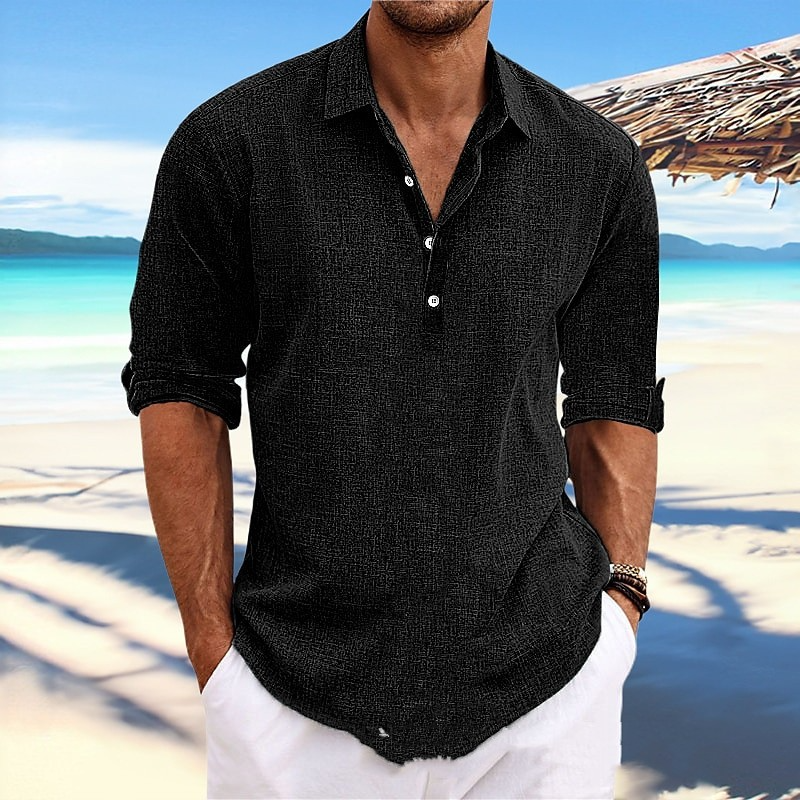 Robert - Long Sleeve Loose-Fit Shirt