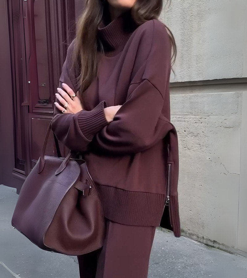 Celestine Turtleneck Fit Effortless Two-Piece Set