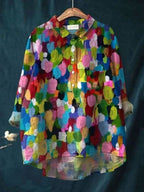 Lila - Elegant Floral Blouse